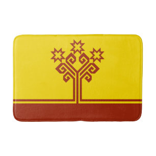 Chuvashia Flag Bath Mat
