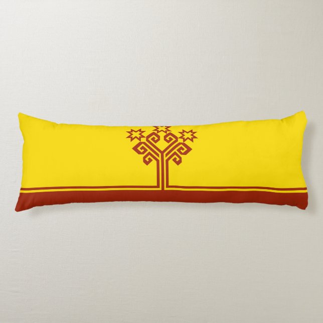 Chuvashia Flag Body Pillow (Front)