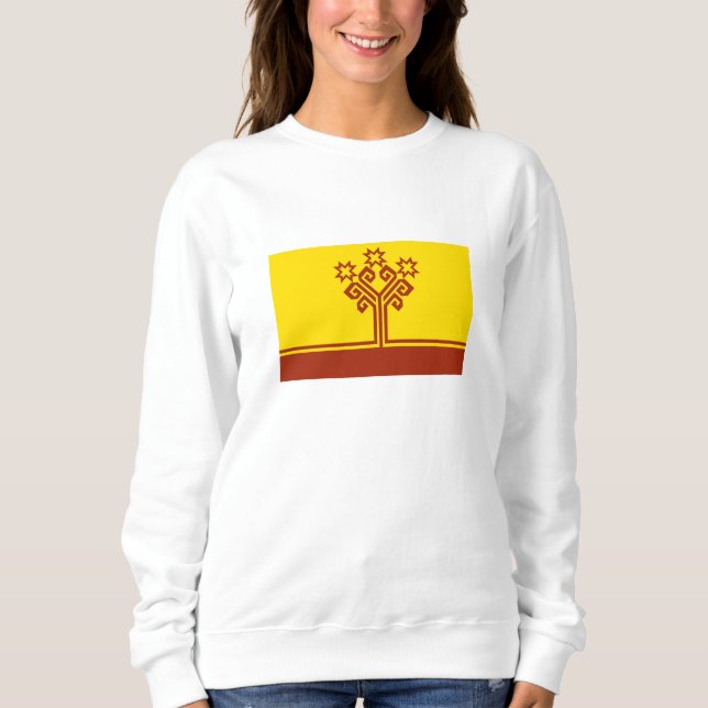 Chuvashia Flag Sweatshirt (Front)