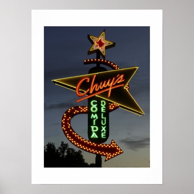 Chuys Neon-Print Poster (Front)