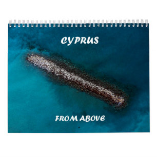 Chypre vue d'en haut calendrier