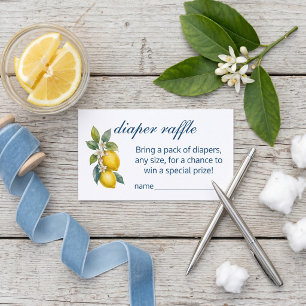 Ciao Baby Diaper Raffle Insert Card