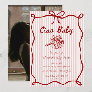 Ciao Baby Italian Baby Shower Invitation