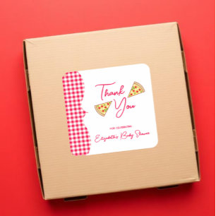 Ciao Baby Italian Baby Shower Square Sticker