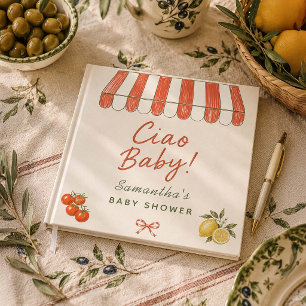 Ciao Baby Italian Market Baby Shower Guest Book