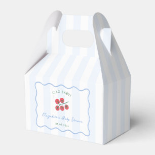 Ciao Baby Italian Tomato Theme Baby Shower Favor Box