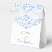 Ciao Baby! Lemon Blue Italian Baby Shower