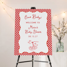 Ciao Baby! Panneau de bienvenue pour une baby show