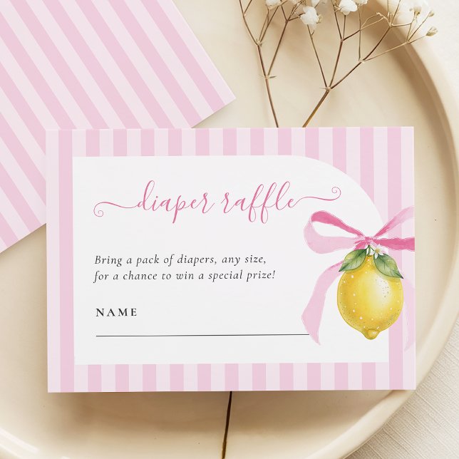Ciao Bambina Pink Lemon Diaper Raffle Card (Creator Uploaded)