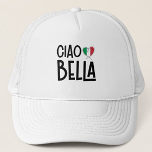 Ciao Bella– Cute Italy Heart Trucker Hat