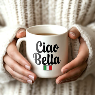 Ciao Bella Flag Mug - Italian Gift for Her