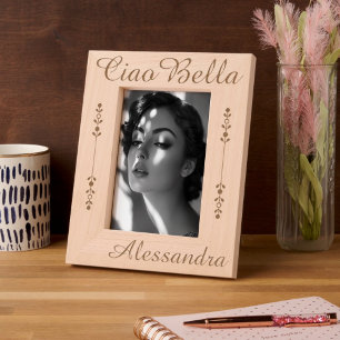 Ciao Bella Personalized Etched Frames