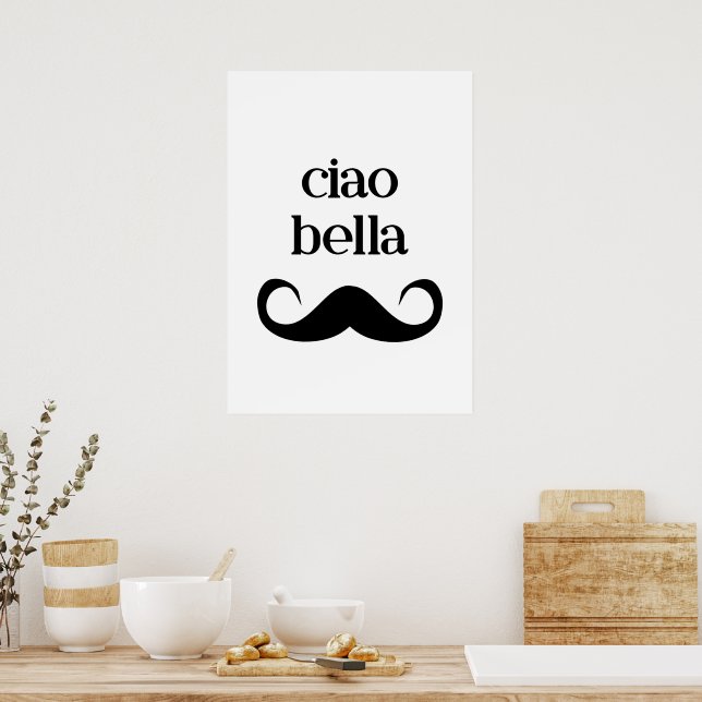 Ciao bella poster (Kitchen)
