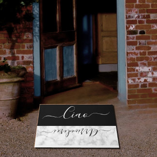 Ciao   - greetings in Italian no4 Doormat