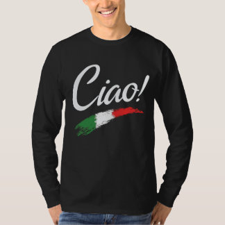Ciao Italia Italian Flag Men's Graphic T-Shirt