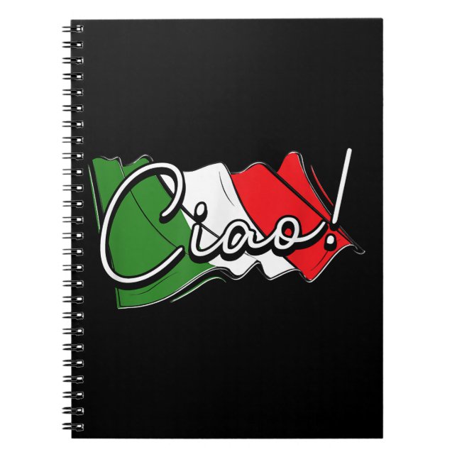 Ciao! - Italian and European Venice Scooter and La Notebook (Front)