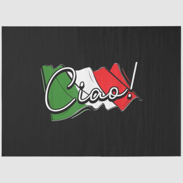 Ciao! - Italian and European Venice Scooter and La Tissue Paper (Front)