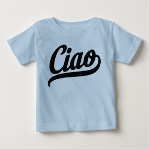Ciao Script (Black) Baby T-Shirt