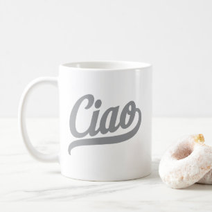 Ciao Script (Grey) Coffee Mug