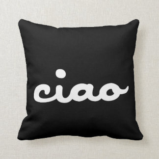 Ciao! Throw Pillow