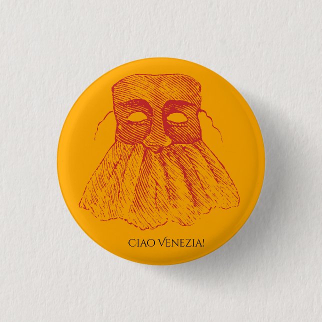 Ciao Venezia! 1 Inch Round Button (Front)