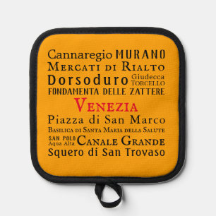Ciao Venezia! Canvas Print Pot Holder