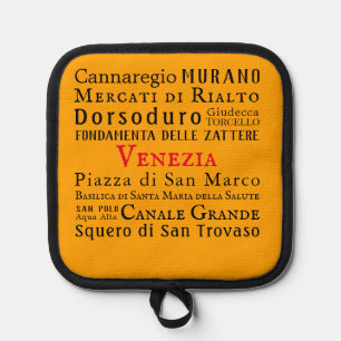 Ciao Venezia! Canvas Print Pot Holder