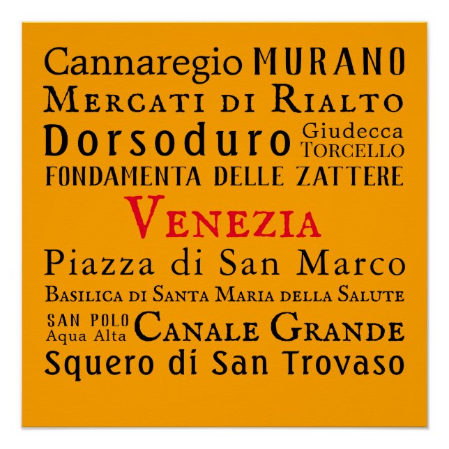 Ciao Venezia! Poster (Front)