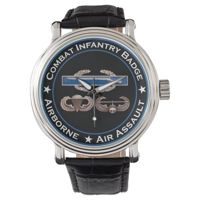 CIB Airborne Air Assault Watch (Front)