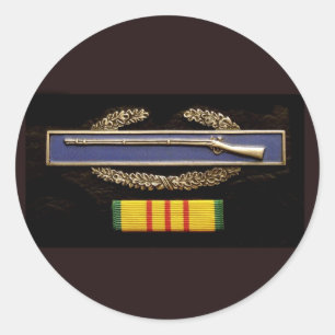 CIB and ribbon sticker