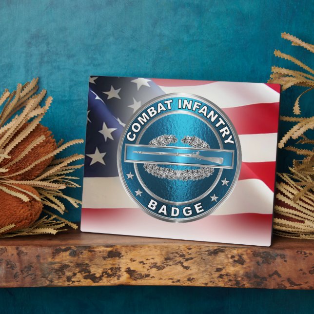 CIB Combat Infantryman Badge  Plaque (Side)