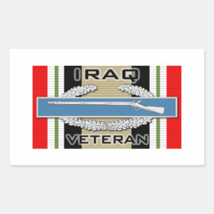 CIB Iraq Veteran Sticker