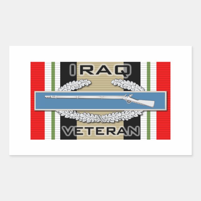CIB Iraq Veteran Sticker (Front)