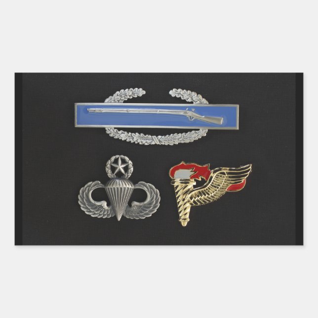 CIB Master Airborne Pathfinder Sticker (Front)