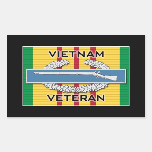 CIB Vietnam Veteran Sticker (Front)