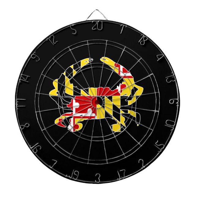 Cible de crabe de drapeau du Maryland (Devant)