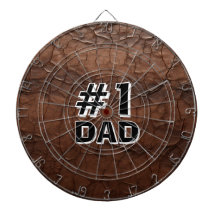 #1 Dad Leather-look