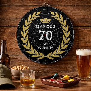 Cible De Fléchettes 70 Alors, quel drôle Laurel Wreath Crown 70e anniv