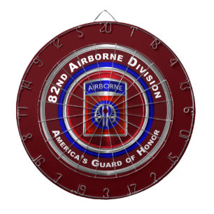 Cible De Fléchettes 82e division aéroportée "Tous les Américains" 