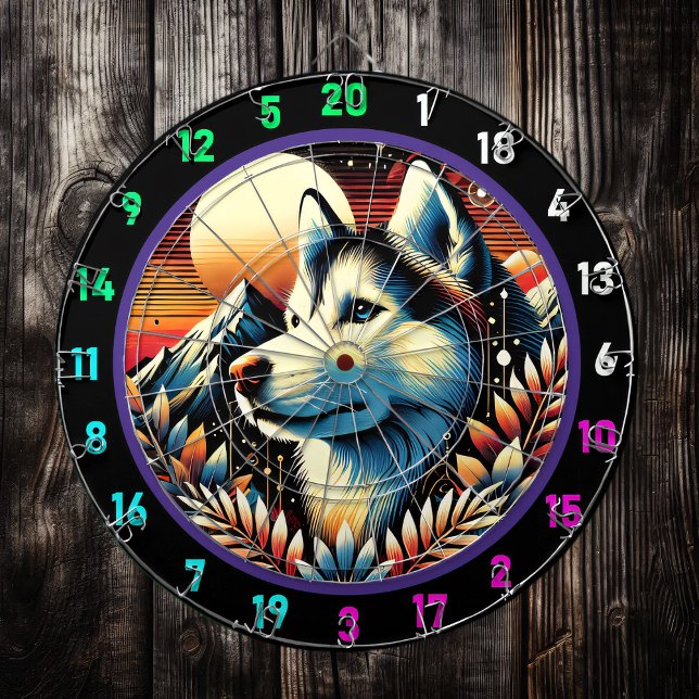 Cible De Fléchettes Accentuation de la paroi de pointe Husky (Créateur téléchargé)