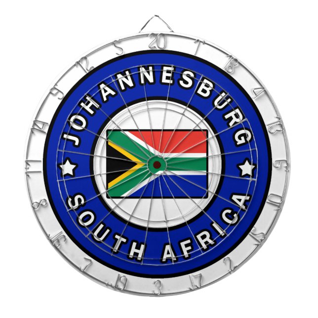 Cible De Fléchettes Afrique du Sud de Johannesburg (Devant)