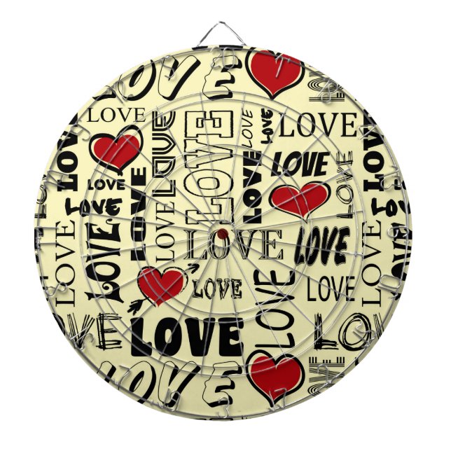 Cible De Fléchettes Amour (Devant)