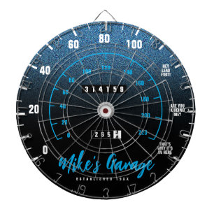 Cible De Fléchettes Amusante voiture Manly Odometer Speedometer Partie