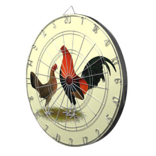 Cible De Fléchettes Ancien jeu anglais Bantams : BB Red Pair