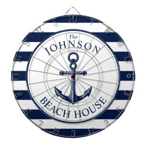 Cible De Fléchettes Ancre Nautic Theme Beach House