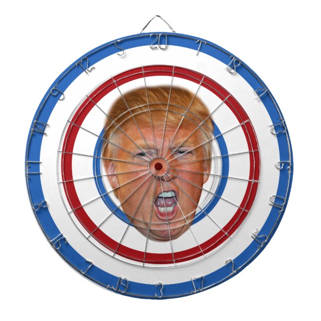 Cible de flechettes anti-Trump (Devant)