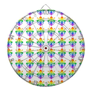 Cible De Fléchettes Arc-en-ciel