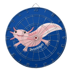 Cible De Fléchettes axolotl rose pâle