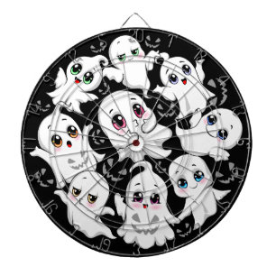 Cible De Fléchettes Baby Ghosts Éffrayant mignon Halloween humeur