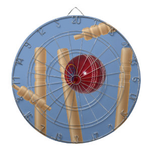 Cible De Fléchettes Balle Et Pompes De Cricket,